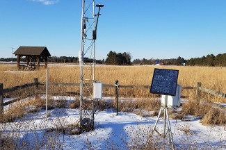 image of the Hancock weather station