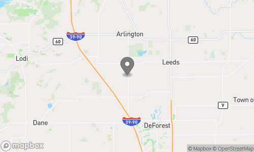 map of the Arlington weather station